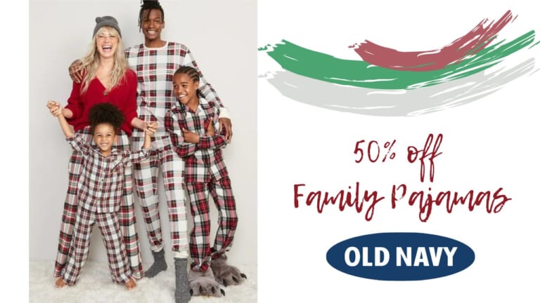 50% off Old Navy Family Pajamas