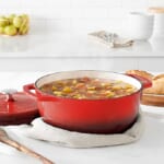 Amazon Basics Enameled Cast Iron Covered Dutch Oven $28.34 (Reg. $50) + Free Shipping! – 36K+ FAB Ratings!