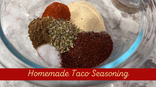 Homemade Taco Seasoning Recipe