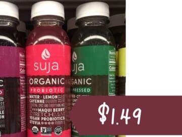 Get 5 Bottles of Suja Cold-Pressed Juice for $1.49 | Kroger Mega Deal