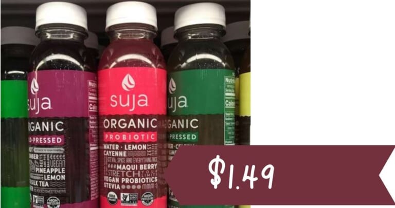 Get 5 Bottles of Suja Cold-Pressed Juice for $1.49 | Kroger Mega Deal