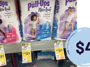 $4 Huggies New Leaf Pull-Ups at Walgreens