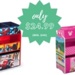 Kids’ Character Toy Storage with Bins $24.99 (reg. $40)