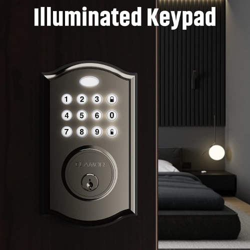 Keyless Entry Electric Deadbolt Smart Lock with Keypad $53.99 After Coupon (Reg. $89.99) + Free Shipping – FAB Ratings!