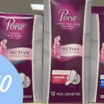 $1.50 Poise Ultra Thin Pads with Walgreens eCoupon