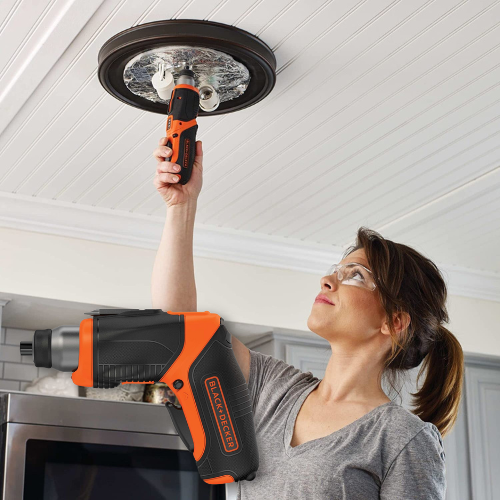 Black and Decker 4V MAX Cordless Screwdriver with Picture-Hanging Kit $16.79 (Reg. $82.41) – Built-in LED Work Light!