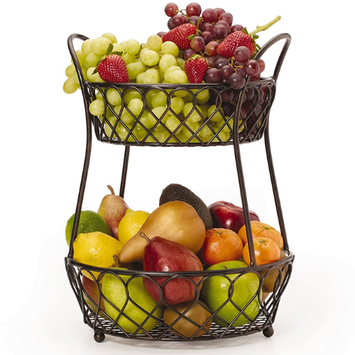 2-Tier Loop & Lattice Wire Basket $26.70 Shipped (Reg. $70)