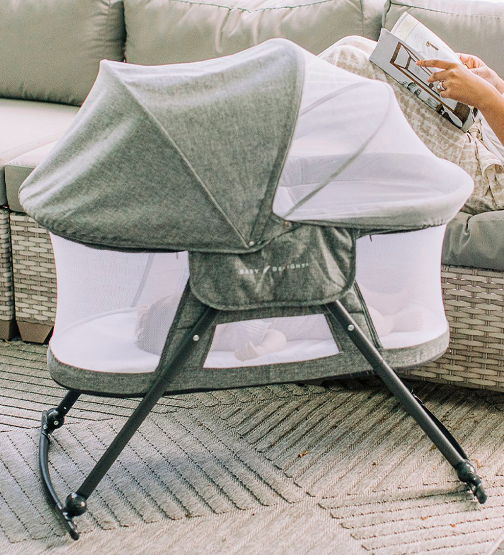 Baby Delight Deluxe Portable Rocking Bassinet only $69.99 (Reg. $130!)