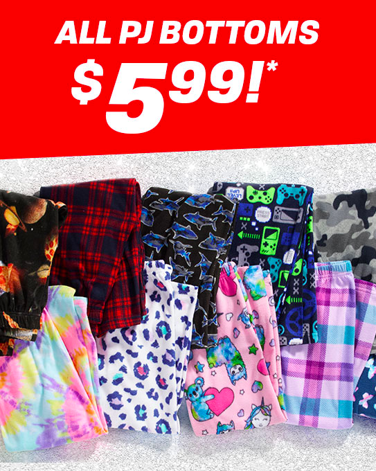 The Children’s Place: All PJ Bottoms only $5.99 shipped!