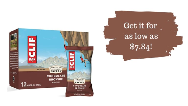 CLIF 12-Count Energy Bars As Low As $7.84