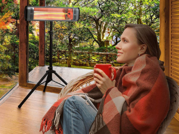 1,500W 7 ft Cord Infrared Heater with Tripod $89 Shipped Free (Reg. $110) – FAB Ratings!