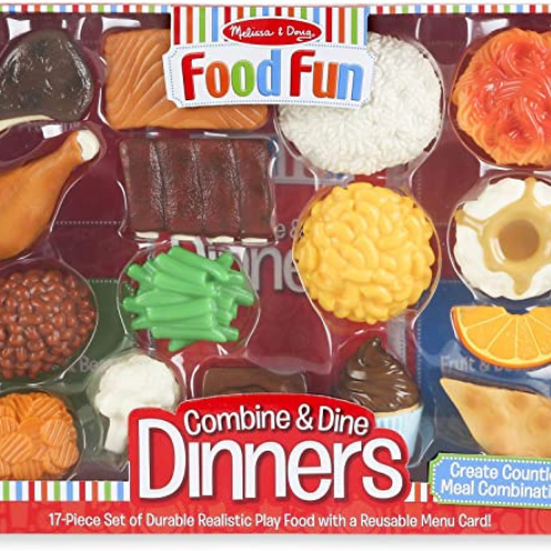 17-Pieces Melissa & Doug Food Fun Combine & Dine Dinners Set $21.37 (Reg. $42.99) + FAB Ratings!