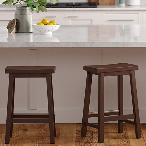 2-Count 24-inch Amazon Basics Solid Wood Walnut Finish Counter Stool $49.50 Shipped Free (Reg. $88.86) – $24.75 Each! – FAB Ratings!