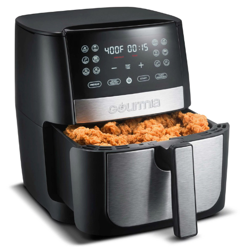 Gourmia 8 Qt Digital Air Fryer with FryForce 360 and Guided Cooking $59 Shipped Free (Reg. $99) – FAB Ratings! With 12 one-touch functions