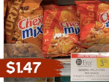 $1.47 Chex Mix, Bugles, or Gardetto’s at Publix This Week