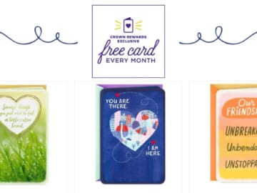 Get One Free Hallmark Card Per Month