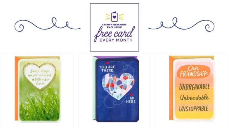 Get One Free Hallmark Card Per Month