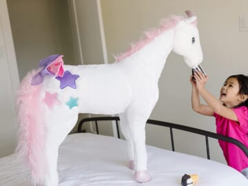 32-Inch Melissa & Doug Giant Unicorn Plush $37.60 After Coupon (Reg. $120) + Free Shipping – FAB Ratings!