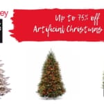 Up to 75% off Artificial Christmas Trees at JCPenney