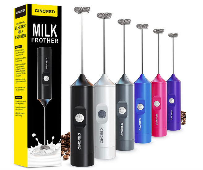 *HOT* Hand Operated Battery Powered Frother only $4.99!