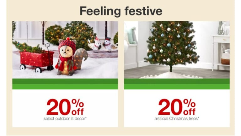 Target | 20% off Wondershop & Artificial Christmas Trees