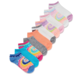 Walmart Black Friday: 10-Pack Wonder Nation Girls Rainbow Tie-Dye No-Show Socks $5 (Reg. $7.48) – 8 Designs Available!