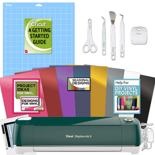 Walmart Black Friday: Cricut Explore Air 2 Emerald Machine Bundle Beginner Guide, Tool Kit, Vinyl Pack, Designs & Project Inspiration $199.99 Shipped Free (Reg. $229.99)