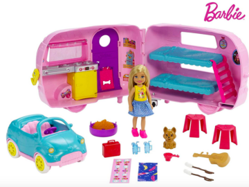 Barbie Toys Camper Playset with Chelsea Doll and Accessories only $13.49 (Reg. $35!)