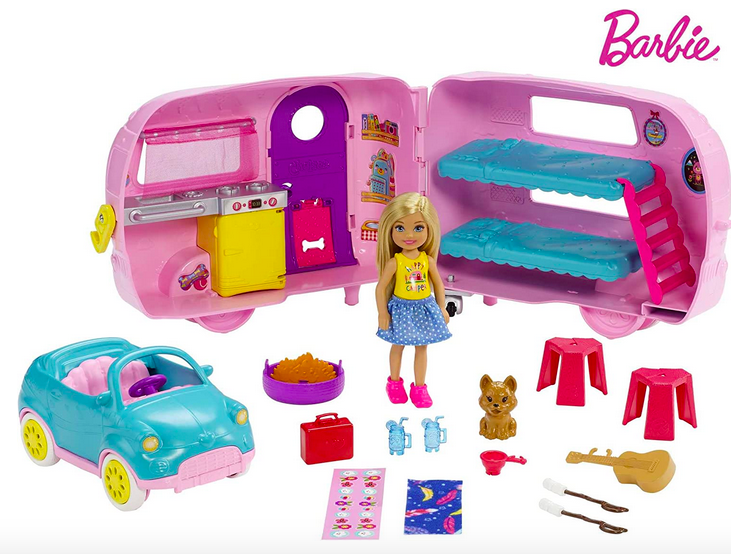 Barbie Toys Camper Playset with Chelsea Doll and Accessories only $13.49 (Reg. $35!)