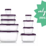 Rubbermaid 30-Piece Food Storage $9 (reg. $18)