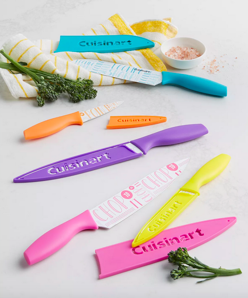 Cuisinart 10-Piece Printed Words Knife Set only $7.96!