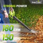 SnapFresh 20V 180 CFM Cordless Leaf Blower with 2.0Ah Battery $85.49 Shipped Free (Reg. $100) – FAB Ratings!