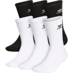 6 Pairs Adidas Originals Unisex Adult Trefoil Crew Socks as low as $9 Shipped Free (Reg. $20) – $1.50/pair!