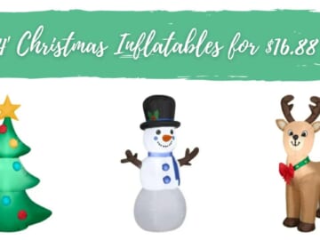 Christmas Inflatables for $16.88 at Walmart