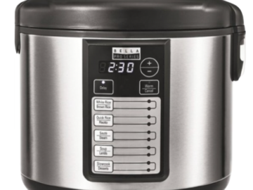 Today Only! Bella Pro Series 20-Cup Rice Cooker $25 (Reg. $70) – FAB Ratings!