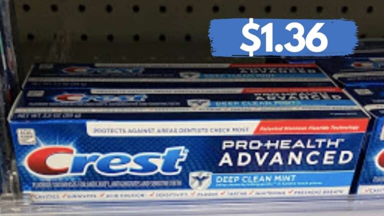 Crest Pro-Health Toothpaste for $1.36 at CVS!