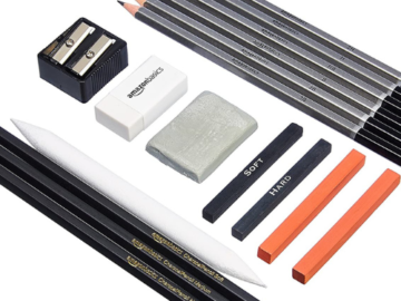 Amazon Basics 17-Piece Sketch and Drawing Pencil Set $3.81 (Reg. $9.74) – Great for artists of all skill levels!