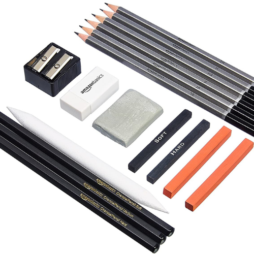 Amazon Basics 17-Piece Sketch and Drawing Pencil Set $3.81 (Reg. $9.74) – Great for artists of all skill levels!