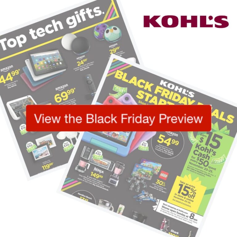 2022 Kohl’s Black Friday Ad Preview