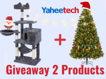 Win A Cat Tree and Christmas Tree Just By Sharing on Instagram!