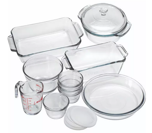 Anchor Hocking 15-Piece Oven Basics Bakeware Set only $24.99 (Reg. $72!)