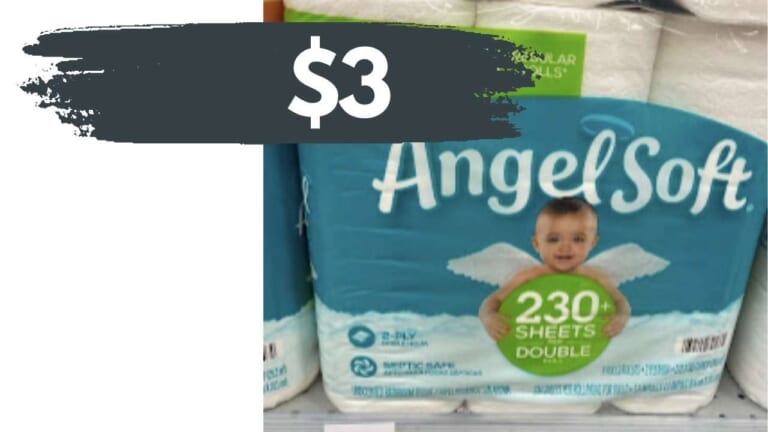 Angel Soft Bath Tissue for $3 at Walgreens