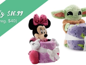 The Big One Disney Buddy & Throw Set $17 (reg. $40)