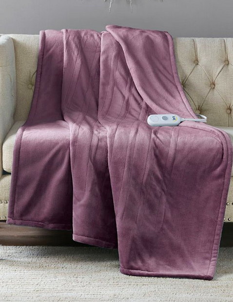 Serta Plush Heated Throws only $40.49 after Exclusive Discount!