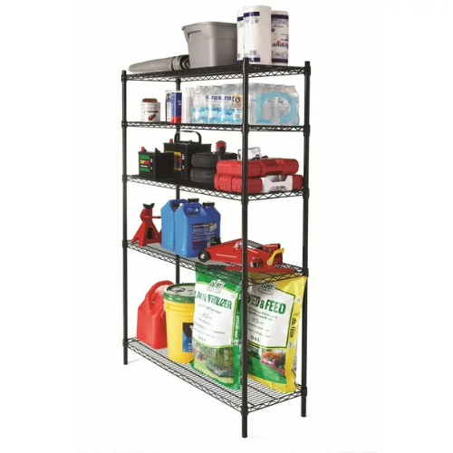 5 Tier Hyper Tough Heavy Duty Wire Shelf $64 Shipped Free (Reg. $99.68) Easy Assembly with No Tools Required