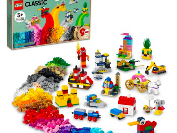 LEGO Classic 90 Years of Play Building Set with 15 Mini Builds only $39.97 shipped (Reg. $50!)