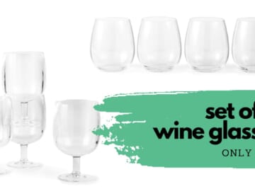 4-Piece Wine Glass Set $9.99 (reg. $20)