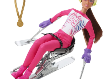 Barbie 12-Inch Winter Sports Para Alpine Skier Brunette Doll $8.74 (Reg. $11.81) – Great Gift for Kids!