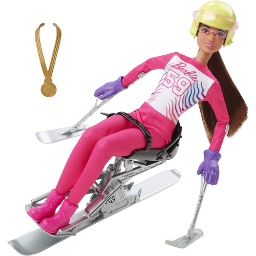 Barbie 12-Inch Winter Sports Para Alpine Skier Brunette Doll $8.74 (Reg. $11.81) – Great Gift for Kids!