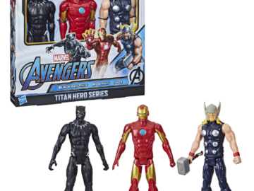 Walmart Black Friday: 3-Pack Marvel Avengers Titan Hero Series Action Figures $20 – $6.67 Each! Great Gift for Kids!